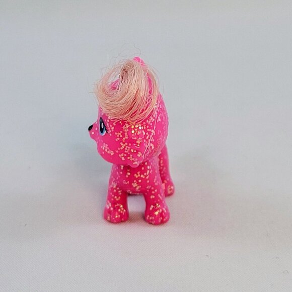 Polly Pocket Glitter Cat Dog Pink Purple Hair Animals Toy Figurine - Picture 12 of 15